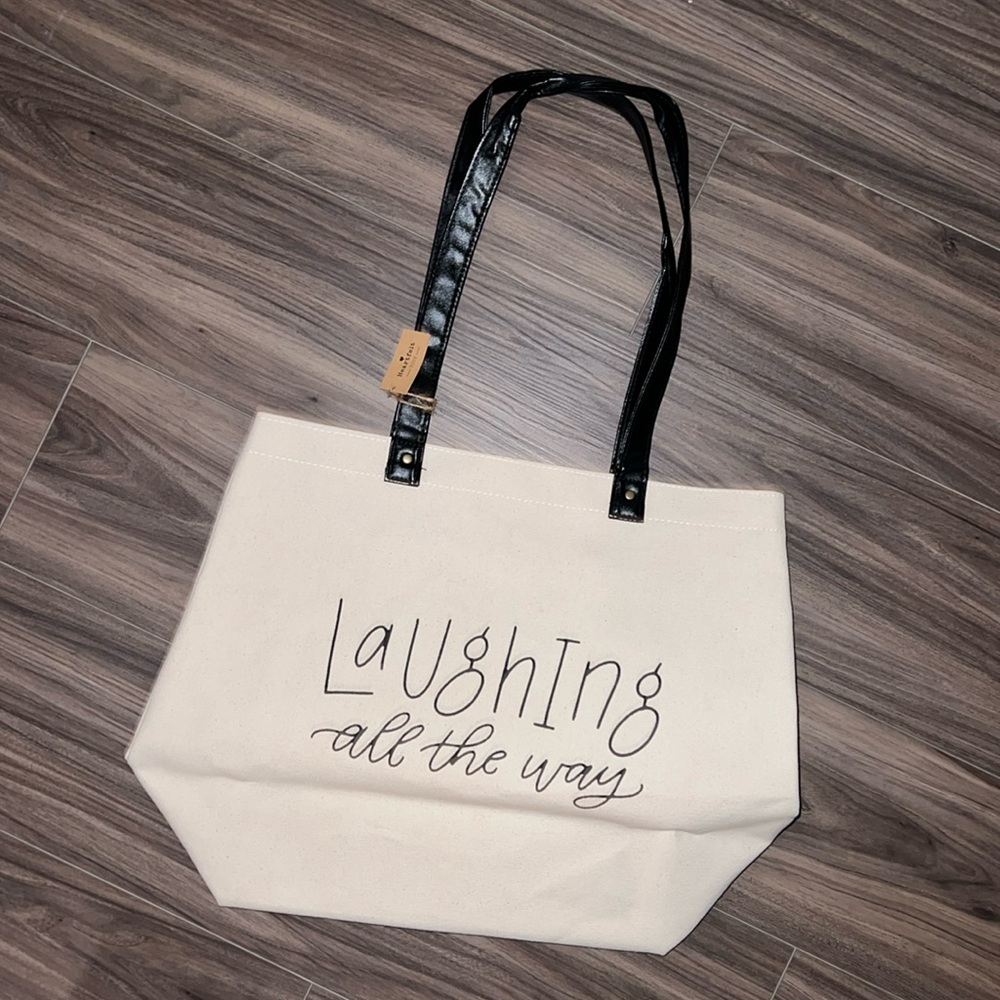 Heartfelt Laughing All the Way Tote Bag